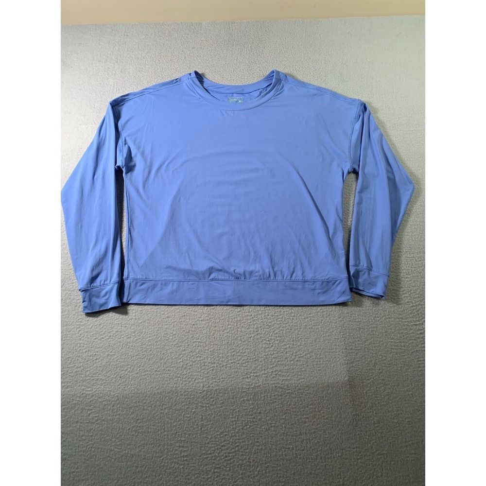Lucky In Love LUV Protection SPF 50+ Hype Long Sleeve Top Medium Blue Tennis